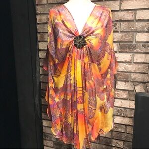 Matthew Williamson Silk Embellished Tunic